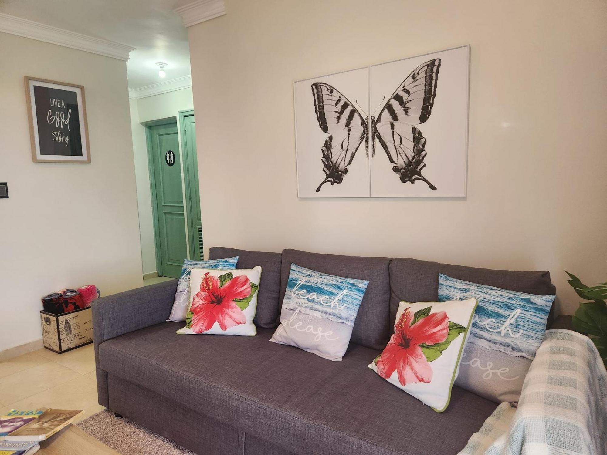 Casita Linda Larimar - 2Br Apartment With Rooftop, Bay Views, Fast Wifi, Near Beach In Barahona Exteriör bild